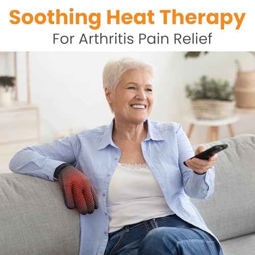 Microwaveable & Reversible Warming Arthritis Glove for Soothing Hand Pain Relief Heat Therapy for Arthritis Hands and Finger