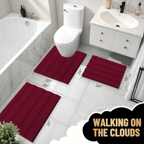 Thick Bathroom Runner Rugs 59x20