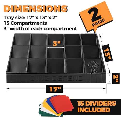 2 Pack Card Sorting Tray (2 Count)