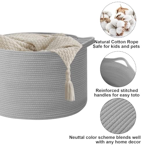 65L Large Blanket Basket