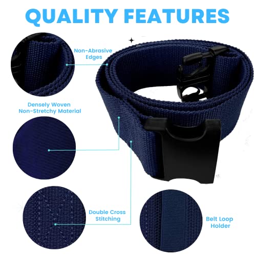 Gait Belt with Plastic Buckle by LiftAid