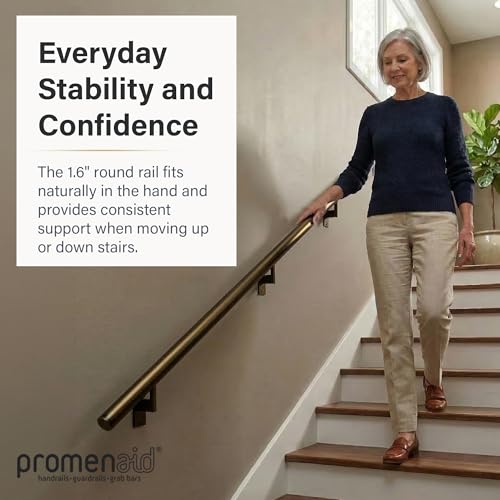 Architectural Bronze 6ft Flush Handrail Kit