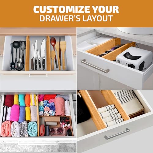 6 Pack Deep Drawer Dividers 4 (6 Count)