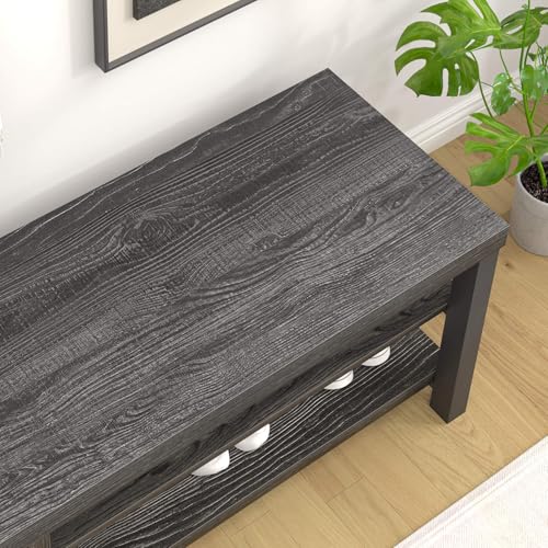Entryway Bench with Shoe Storage