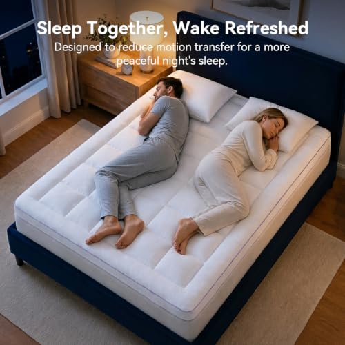 Full Size Dual Layer 3 Inch Memory Foam Mattress Topper