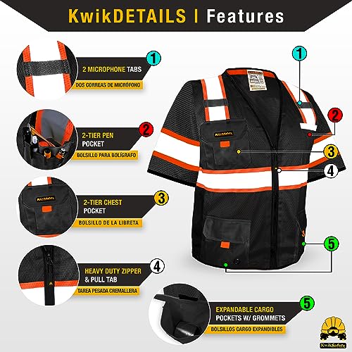 UNDERBOSS Safety Vest with Sleeves ANSI Unrated