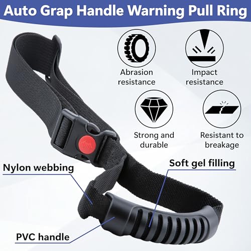 2 PCS Car Adjustable Grab Handles (2 Count)