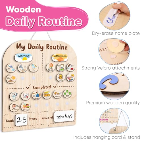 Wooden Daily Routine for Kids