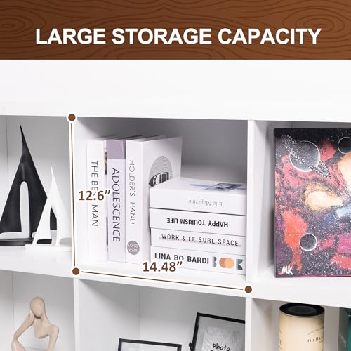 6 Cube Storage Organizer Bookshelf