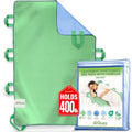 Absorbent Positioning Bed Pads with 8 Handles 34"x52"