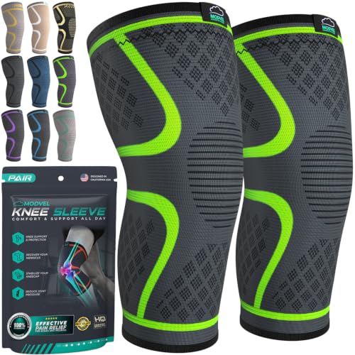 Compression Knee Brace for Women & Men (2 Count)