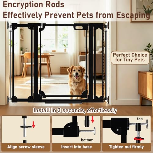 40" Extra Tall Clear Acrylic Dog Gate 57.87