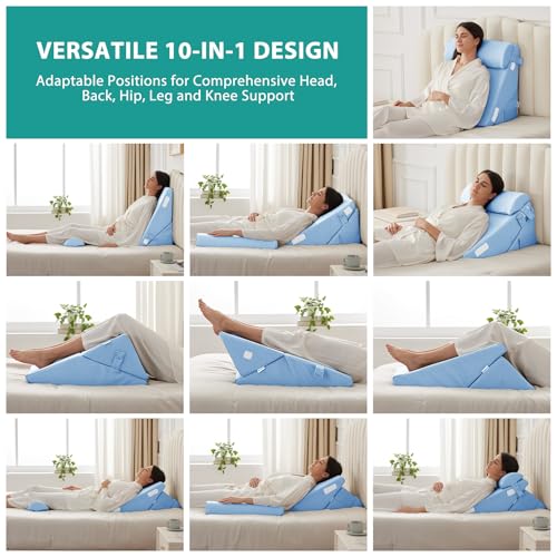 3Pcs Orthopedic Bed Wedge Pillow Set (3 Count)