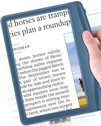 Rechargeable 5X Magnifying Glass for Reading