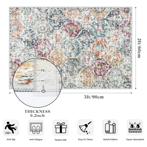 Moroccan Trellis Entryway Rug