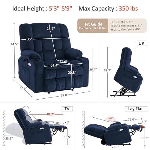 Dual Motor Power Lift Recliner Chair for Elderly R7897