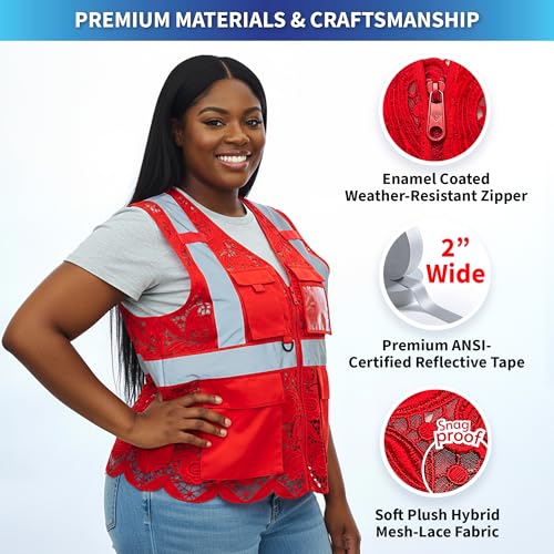 for Women with Velcro Pockets