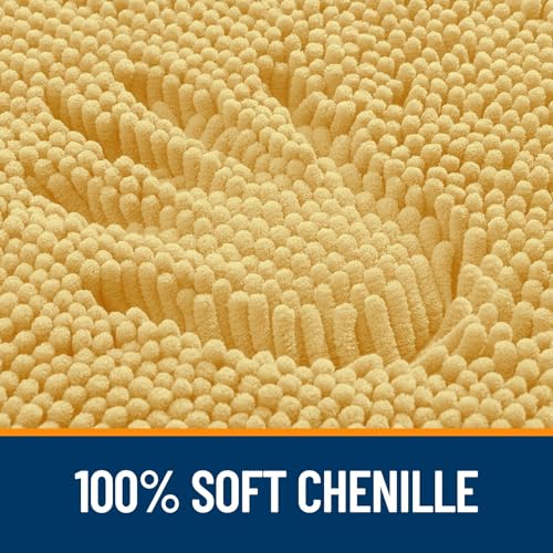 Chenille Bathroom Rugs Sets 3 Piece (5 Count)