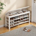 Shoe Rack Bench Seat Rubberwood 3