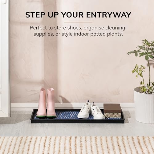 Heavy Duty Waterproof Rubber Shoe Storage Mat Organizer