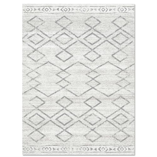 6x9 Moroccan Geometric Large Living Room Area Rug (54 Sq Ft)