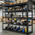 5 Sets Garage Shelving 48" Wide Heavy Duty Storage Shelves Units
