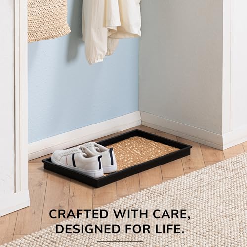 Heavy Duty Waterproof Rubber Shoe Storage Mat Organizer