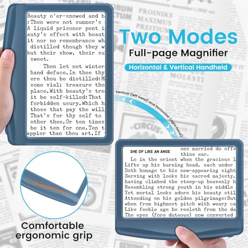 Rechargeable 5X Magnifying Glass for Reading