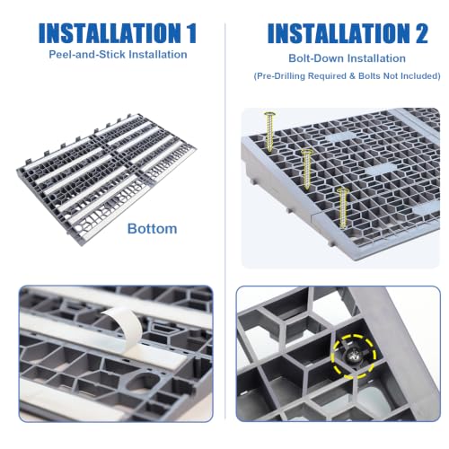 1" Rise Modular Threshold Ramps for Doorways