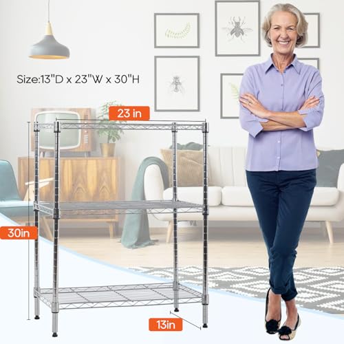 3 Tier Wire Shelf (3 Count)
