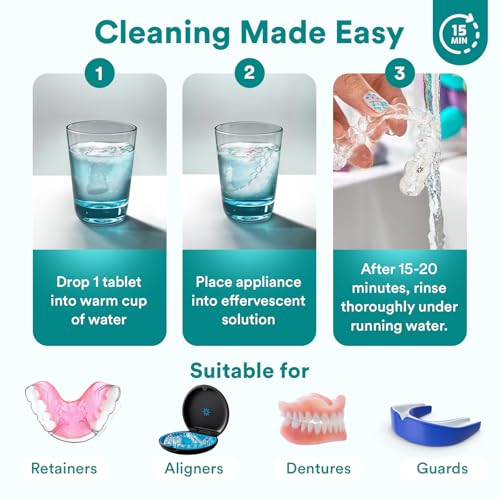 Weiss Naturals Retainer Cleaner Tablets (120 Count)