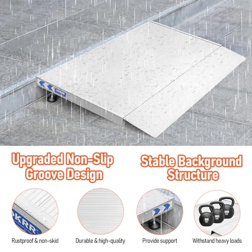 Aluminum Threshold Ramp for Wheelchairs