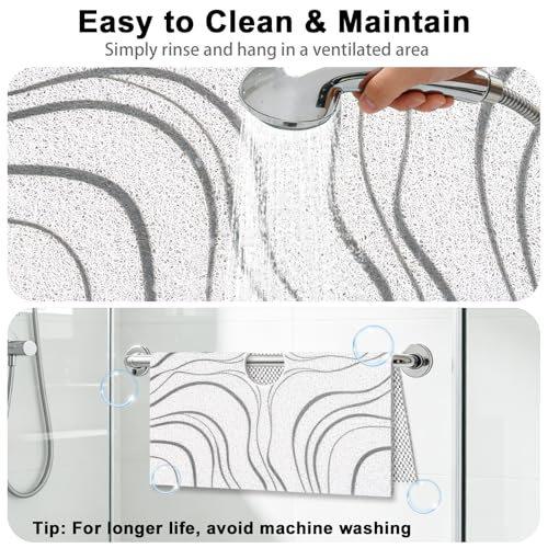 Square Shower Mat Non Slip
