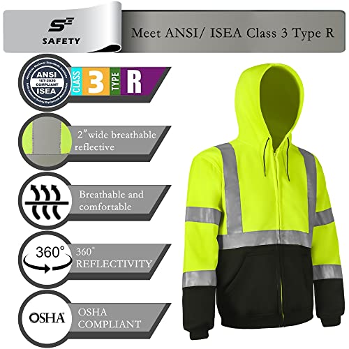 High Visibility Safety Sweatshirt for Men