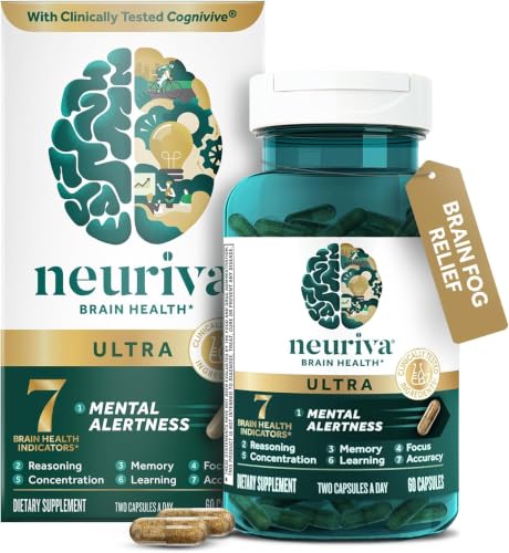 Ultra Decaf Clinically Tested Nootropic Brain Supplement for Mental Alertness (120 Count)