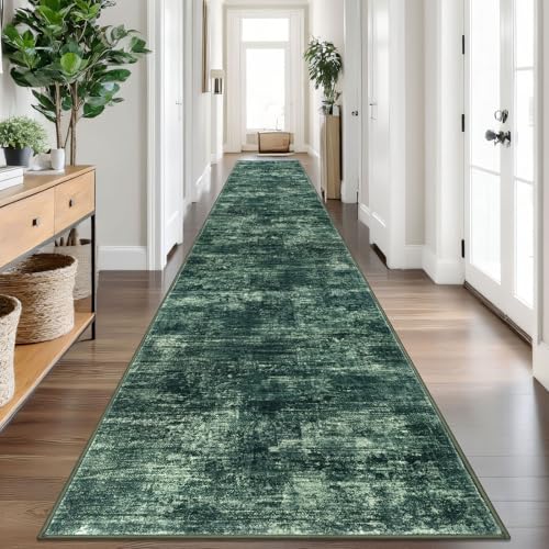Abstract Runner Rug 3x18 Ft Washable Runners for Hallways