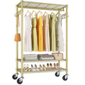 R3 Portable Closet for Hanging Clothes Rolling Clothes Rack
