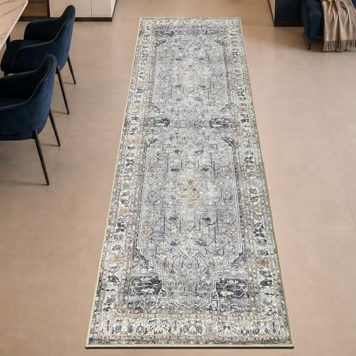 Vintage Washable Runner Rug