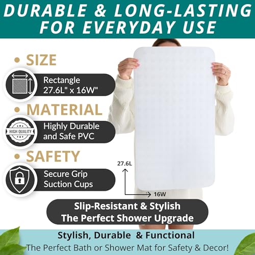 Non Slip Bath Mat for Tub and Shower Floors