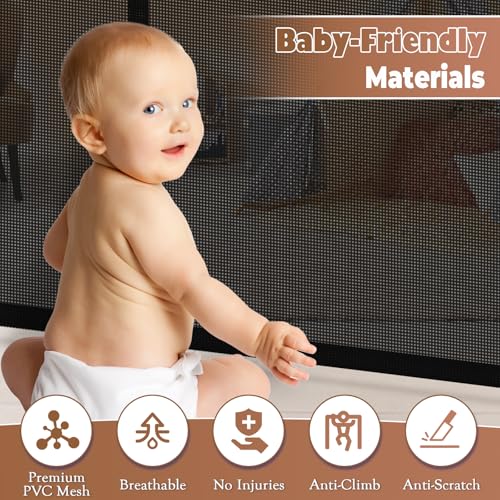 276" Retractable Baby Gate Extra Wide