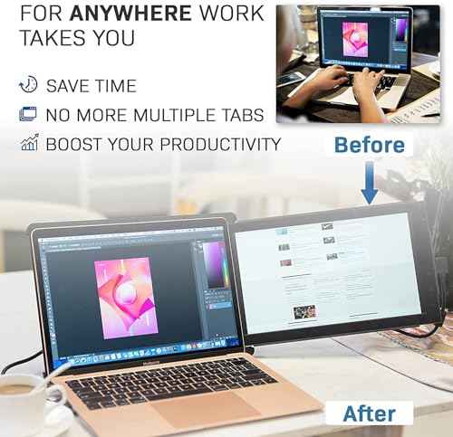 Portable 12.5" Full HD IPS Display for Laptops