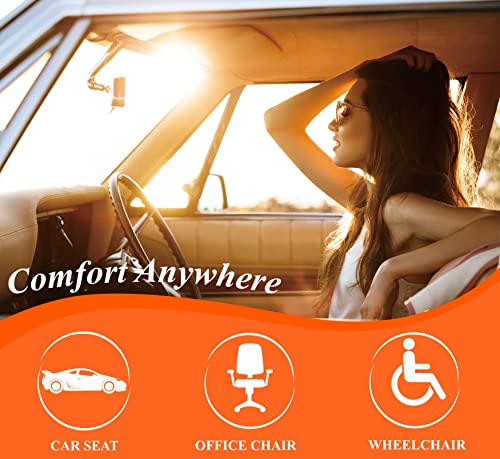 Memory Foam Car Seat Cushion for Driving Comfort and Office Use