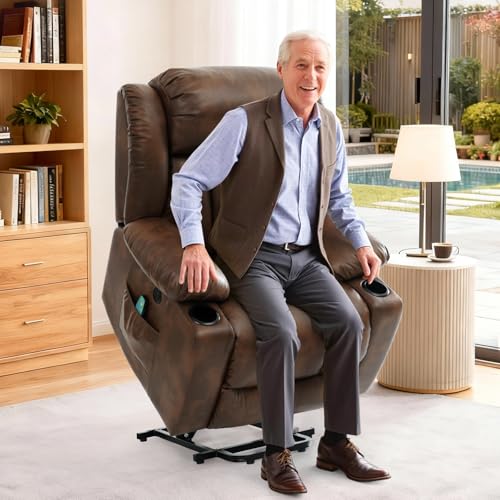 Stand Assist Power Lift Recliner Chair for Limited Mobility Elderly