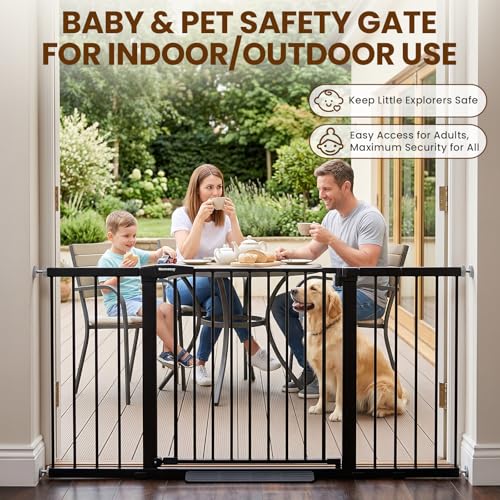 36 63" Extra Wide Baby Gate for Stairs