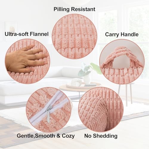 Adults Kids Teens Corduroy Backrest Reading Pillow with Arms