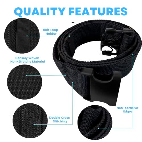 Gait Belt with Plastic Buckle by LiftAid