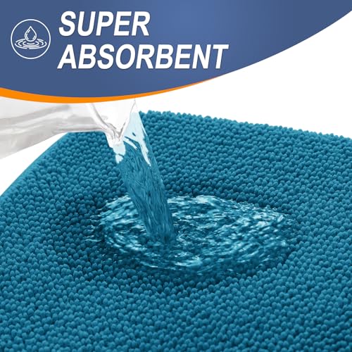 Memory Foam Bathroom Runner Rugs 47x17