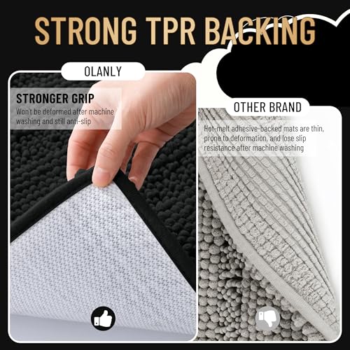 Thick Large Bathroom Rugs 40x32