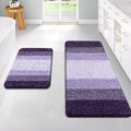 Micorfiber Bathroom Rug Set 2 Piece (4 Count)