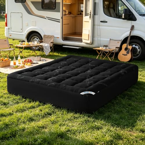 RV Queen Mattress Topper Viscose Bamboo